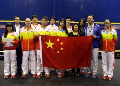 亚运会中国壁球队10人组团
